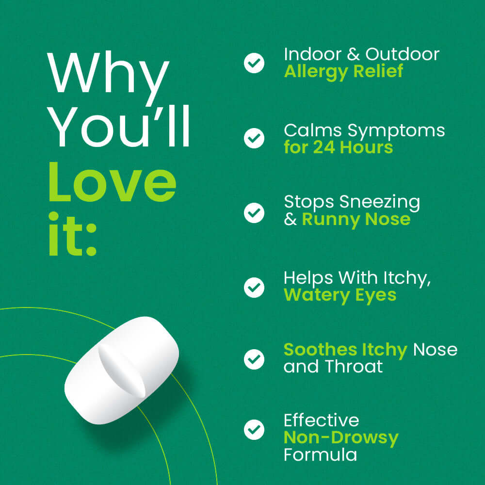 C'rcle Cetirizine 10mgs Hydrochloride Tablets