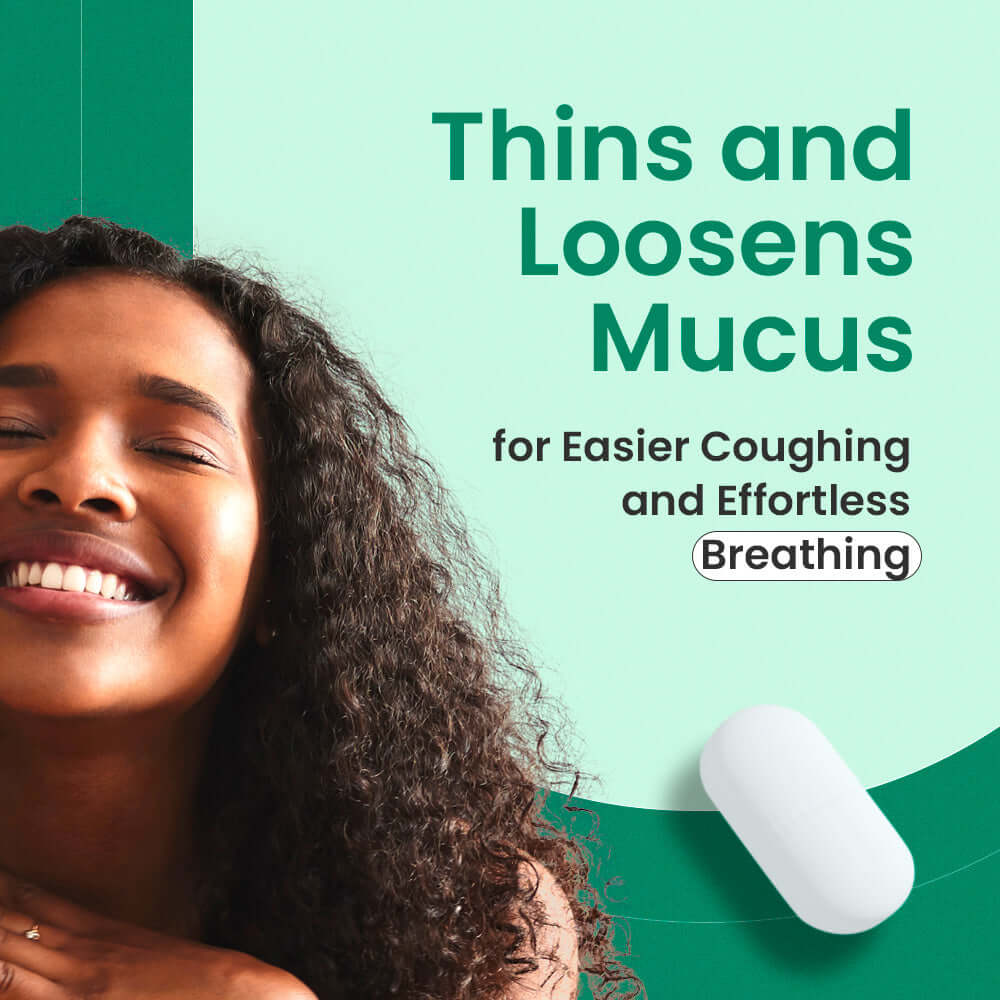 C'rcle Guaifenesin Tablets for Chest Congestion Relief & Expectorant Mucus Relief