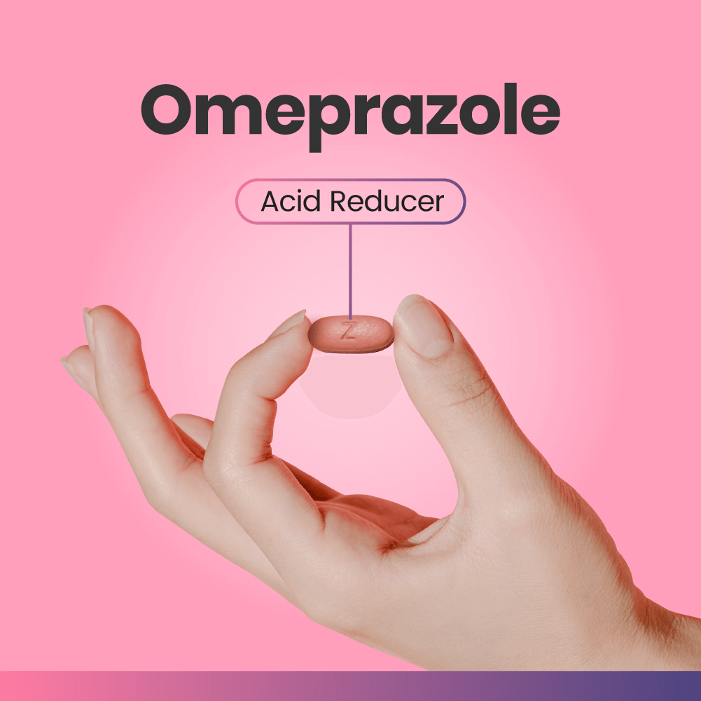 C’rcle Omeprazole 20mg Tablets (84 Ct, Six 14 Day Courses) - Delayed-Release Heartburn Medicine - Daily Use Acid Reducer for Frequent Heartburn Relief & Acid Reflux Relief