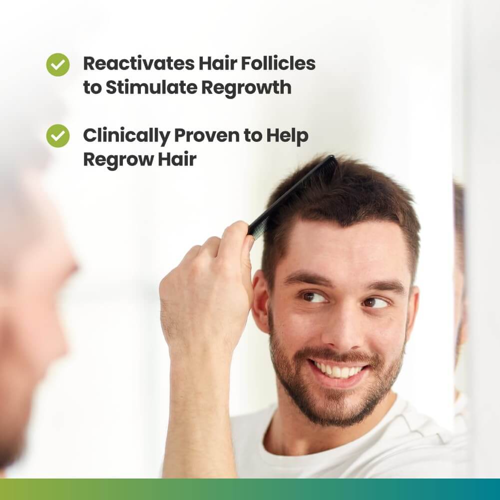 C'rcle Health Regoxidine® Men's 5% Minoxidil Foam, Hair Regrowth Treatment