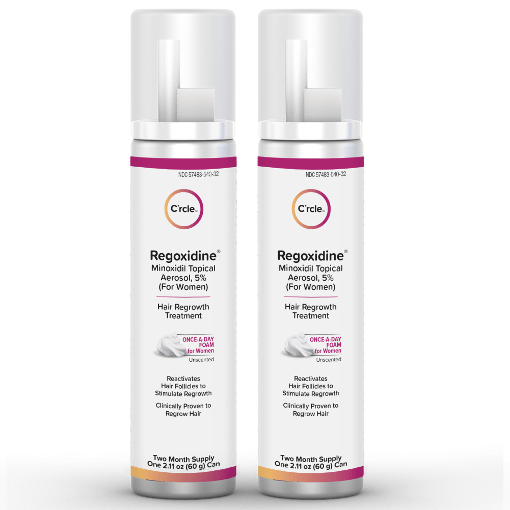 Regoxidine® Women's 5% Minoxidil Foam, 4-Month Supply, Hair Regrowth Treatment