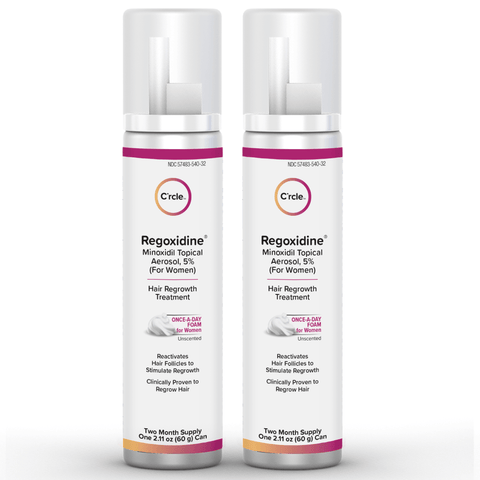 Regoxidine® Women's 5% Minoxidil Foam, 4-Month Supply, Hair Regrowth Treatment