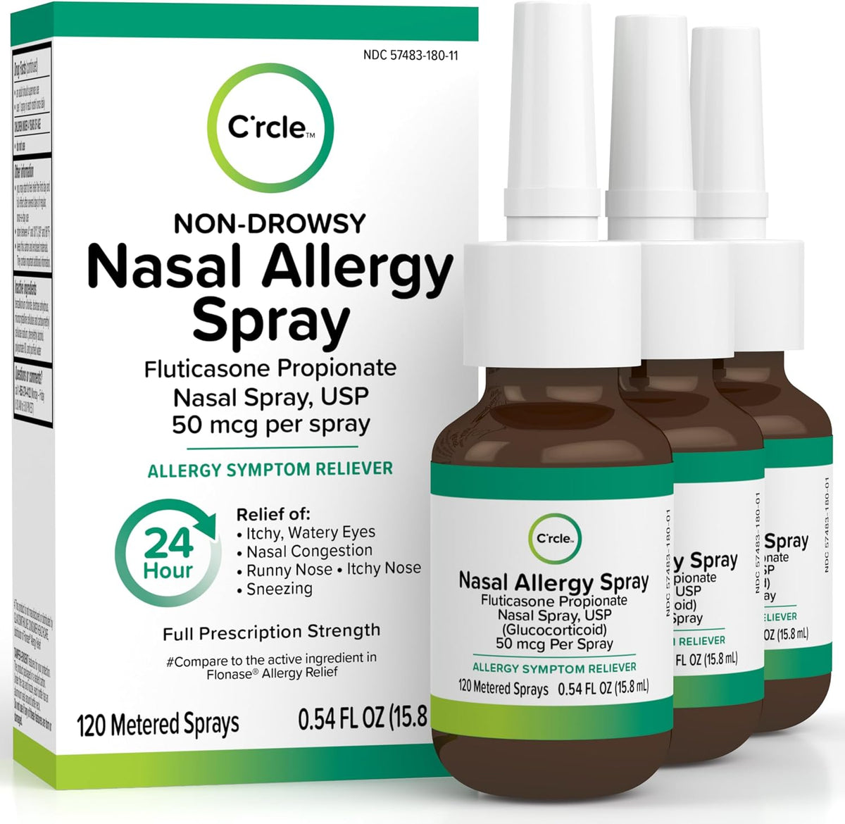 Fluticasone Allergy Nasal Spray Allergy Relief - 24 Hour Non Drowsy
