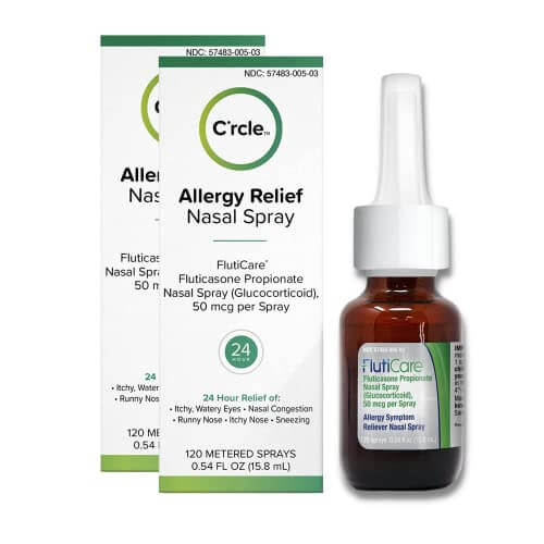 FlutiCare® 24-Hour Allergy Symptom Relief - 120 metered Nasal Spray (50mcg)