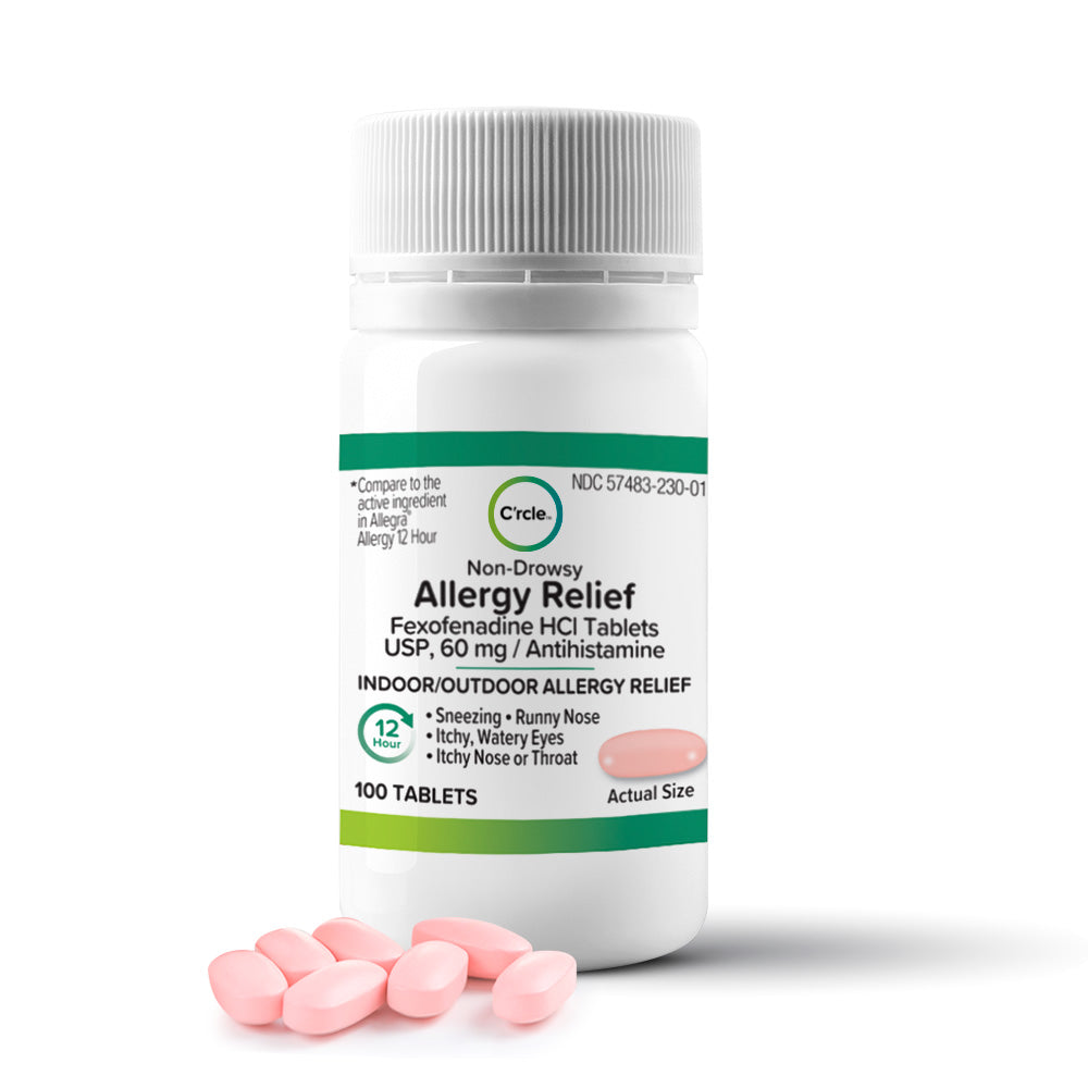 C'rcle Fexofenadine Allergy Relief Tablets