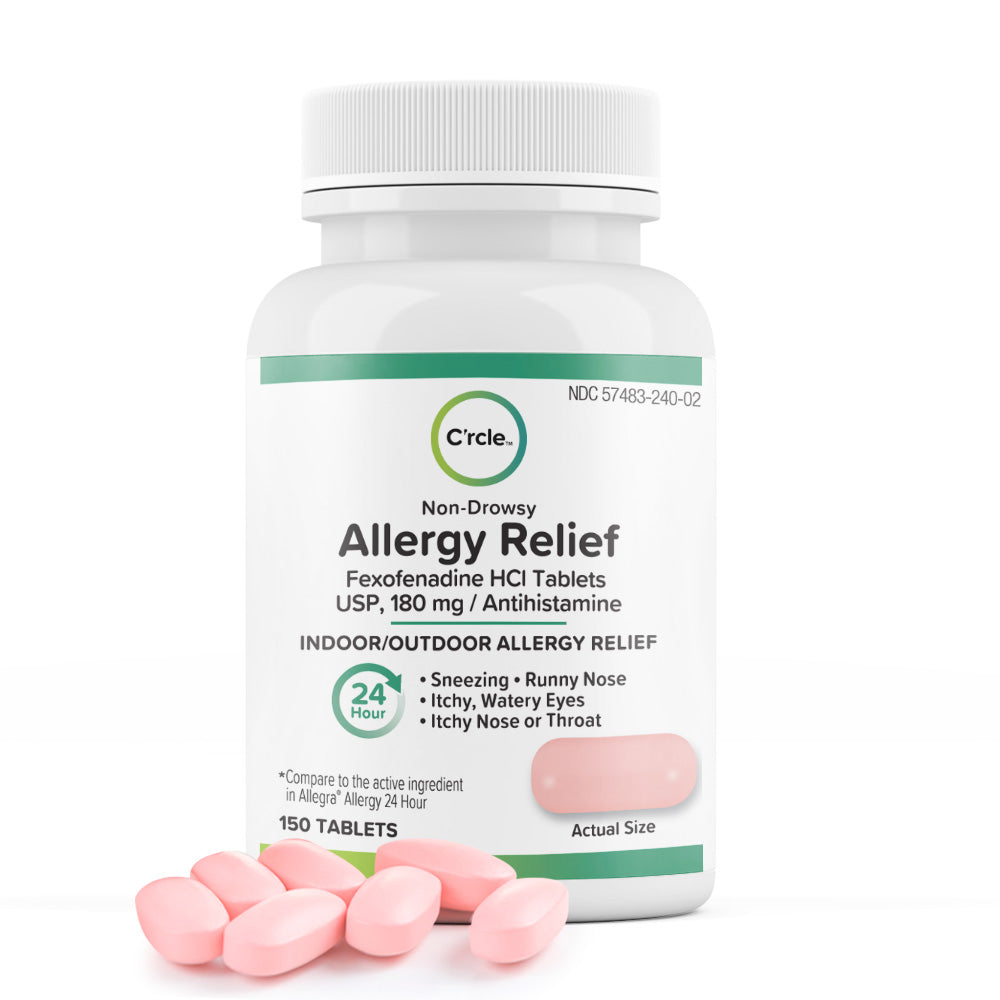 C'rcle Fexofenadine Allergy Relief Tablets