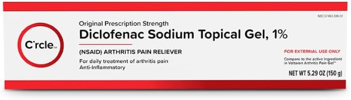 C'rcle Diclofenac Sodium Gel 1%: Effective Arthritis Pain Relief.