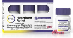 C'rcle Esomeprazole Magnesium 20mg - Antacid Pills Delayed-Release Capsules, Acid Reducer Pills for Frequent Heartburn Relief - Antacids for Acid Reflux Medicine
