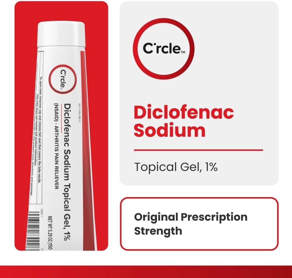 C'rcle Diclofenac Sodium Gel 1%: Effective Arthritis Pain Relief.