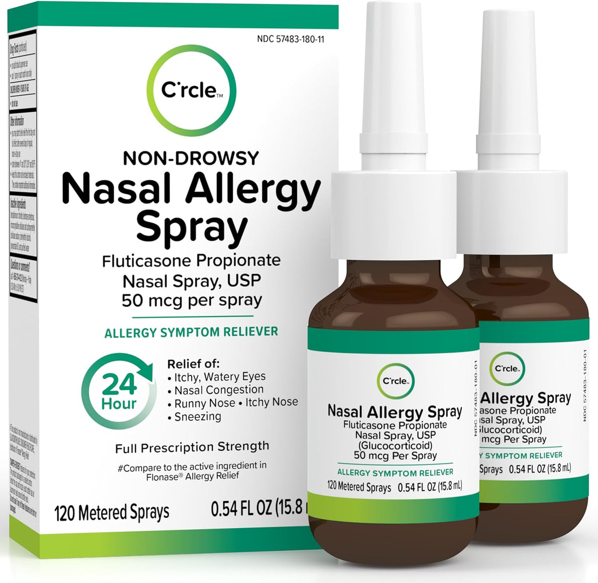 Fluticasone Allergy Nasal Spray Allergy Relief - 24 Hour Non Drowsy