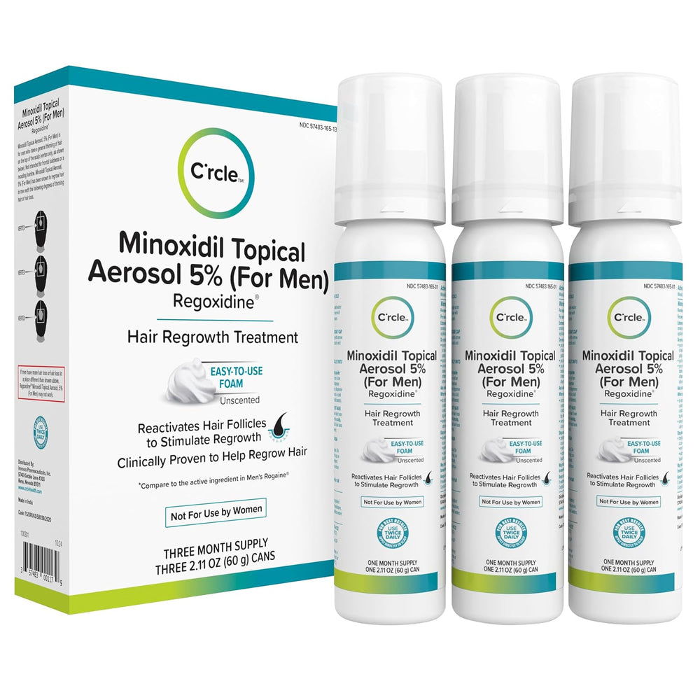 Minoxidil for Men 5% Foam, Hair Regrowth Treatment
